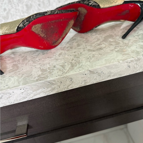 Authentic Christian Louboutin Red Sole Sandal - Picture 10 of 13